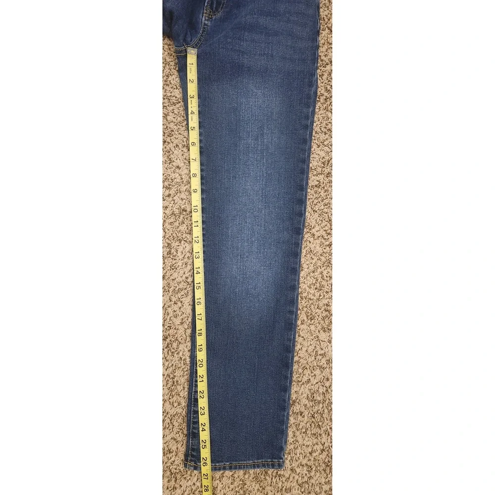 Gap Denim Original Boys‎ Size 12 Straight Leg Jeans Medium Wash Blue Stretch EUC